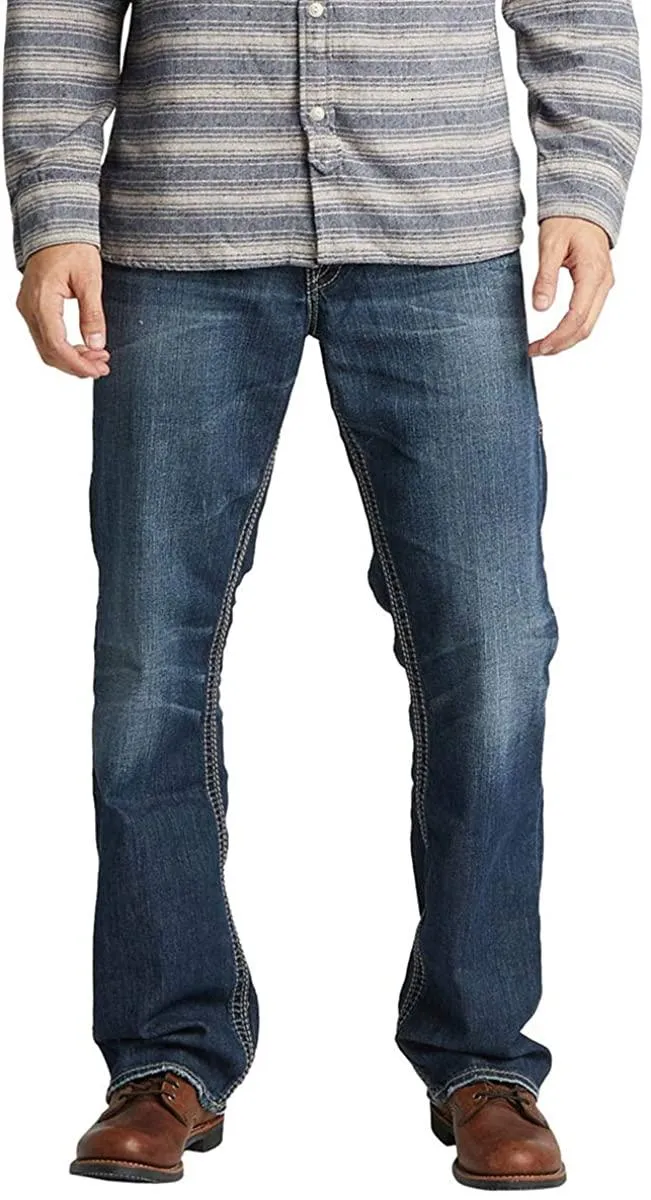 Silver Jeans Co Gordie Medium Wash Loose Fit Straight Leg Jeans