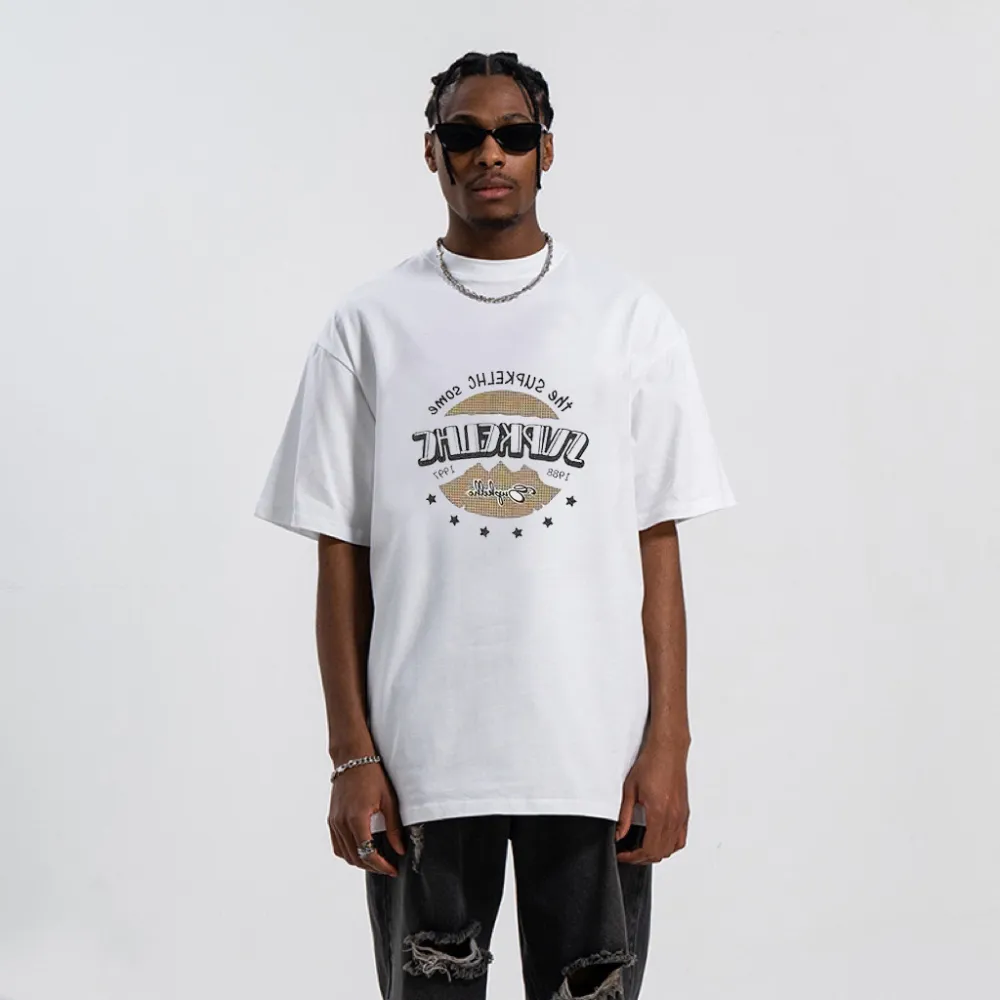 “Simple Round Neck Pattern” T-shirt