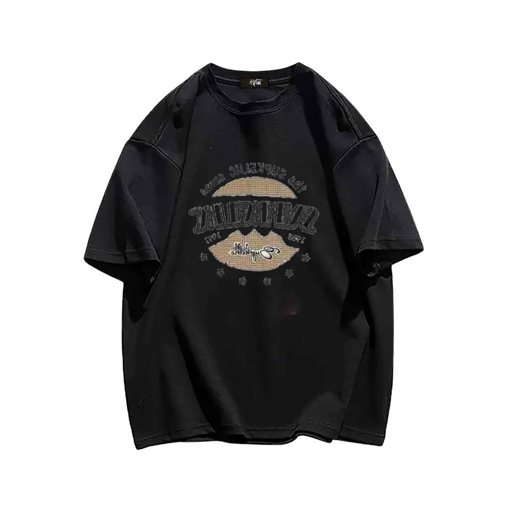 “Simple Round Neck Pattern” T-shirt