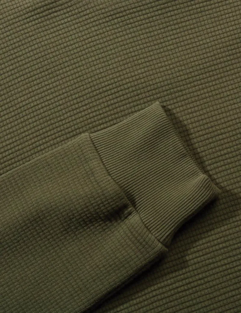 Simple | Smith Long Sleeve Waffle | Fatigue