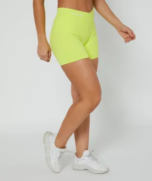 Sleek Shorts (Lime) by OneMoreRep