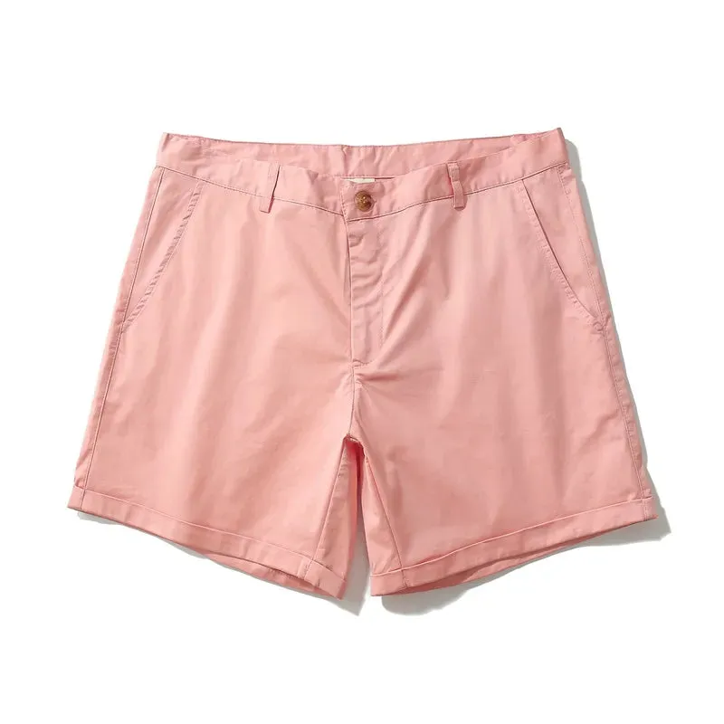 Sleek Solid Color Slim Fit Shorts