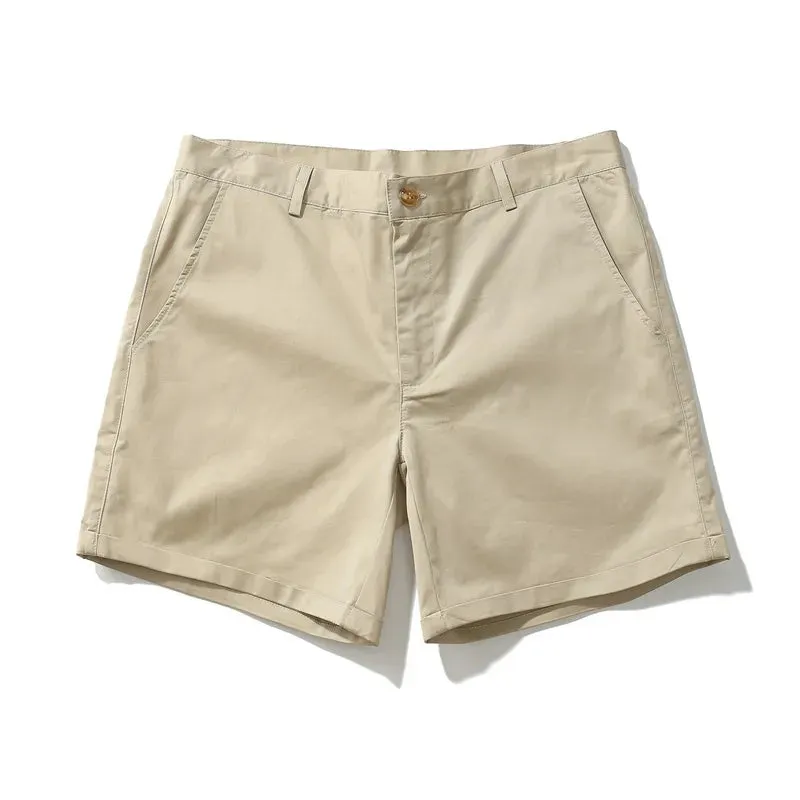 Sleek Solid Color Slim Fit Shorts