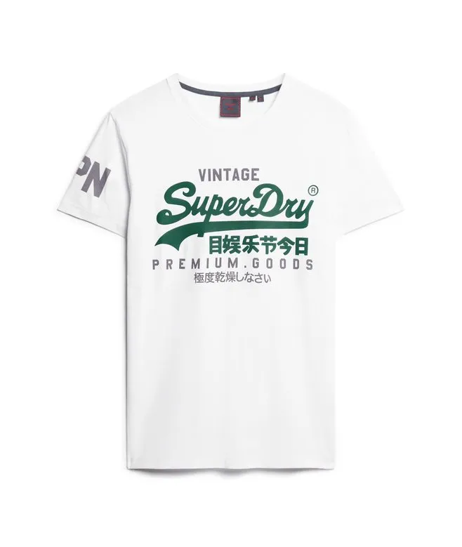 Superdry Organic Cotton Vintage Logo T-Shirt - Optic