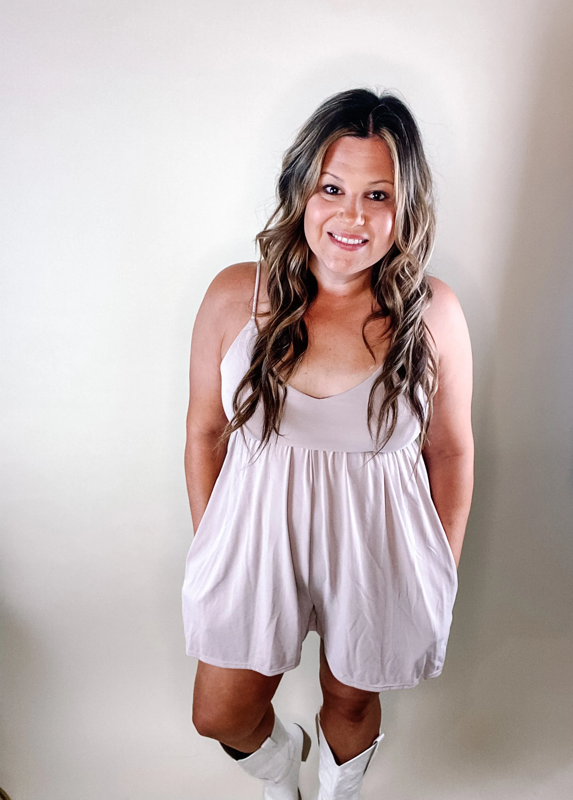 Sweet And Comfy Mocha Casual Romper
