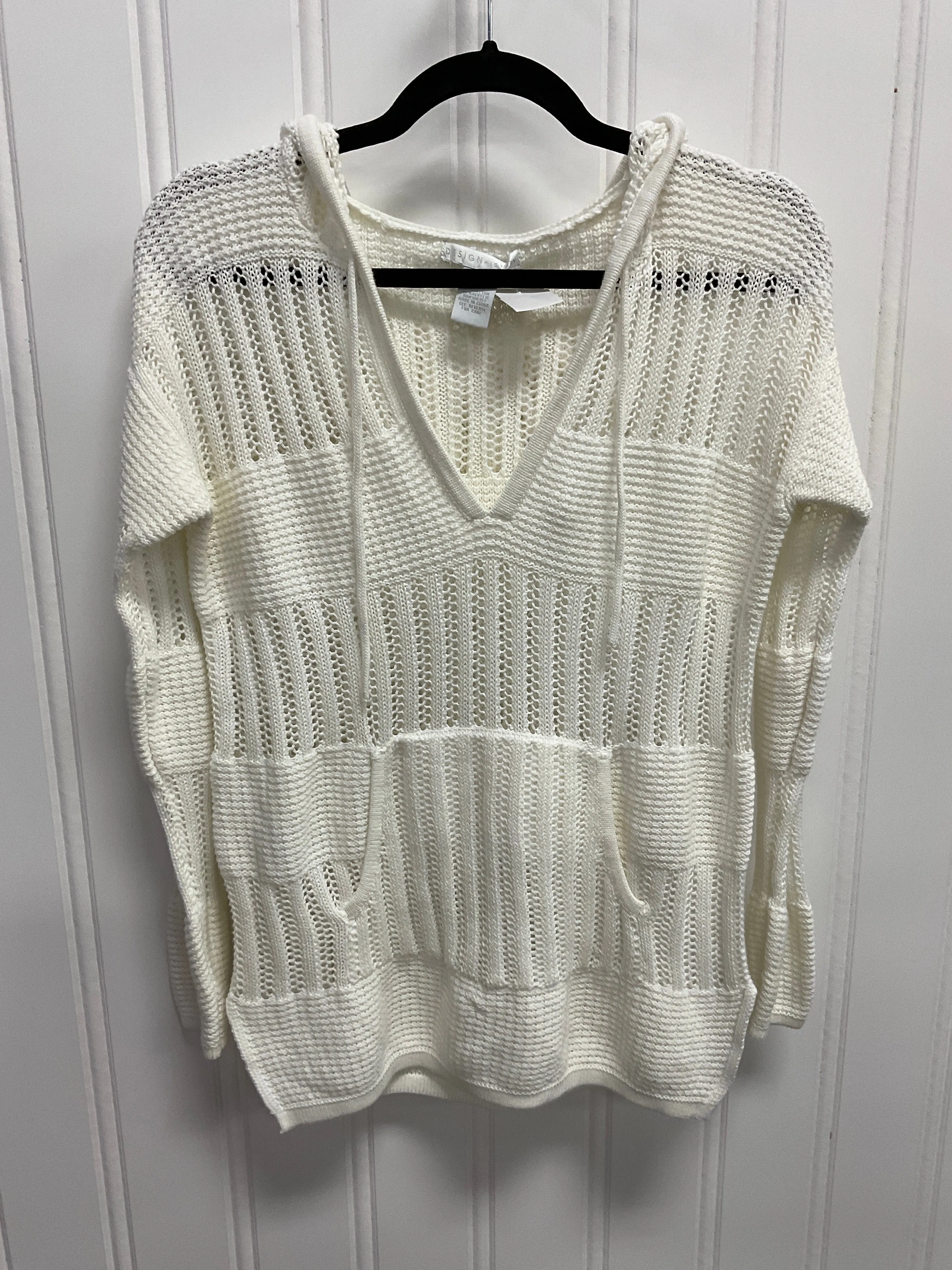 Swimwear Cover-Up By Design History In White, Size:S