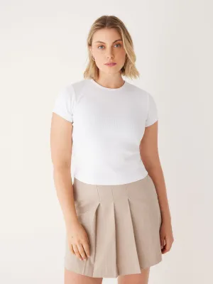 The Cropped Shrunken T-Shirt in Bright White