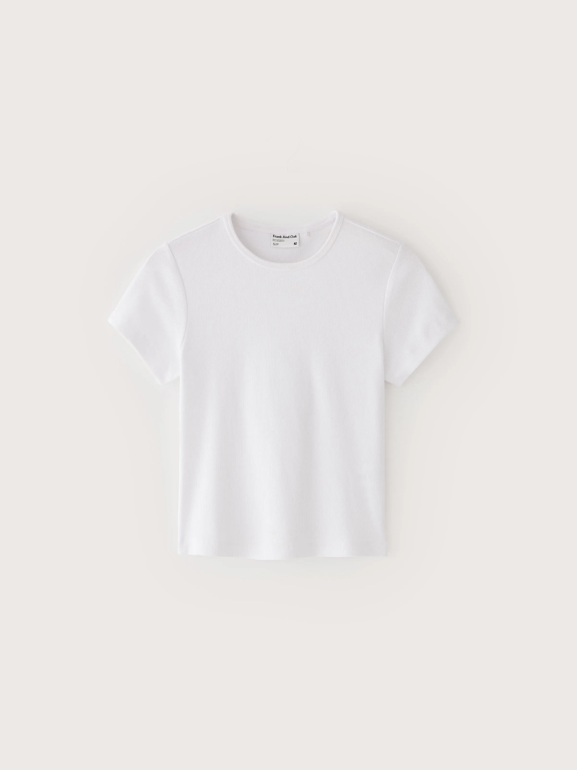 The Cropped Shrunken T-Shirt in Bright White