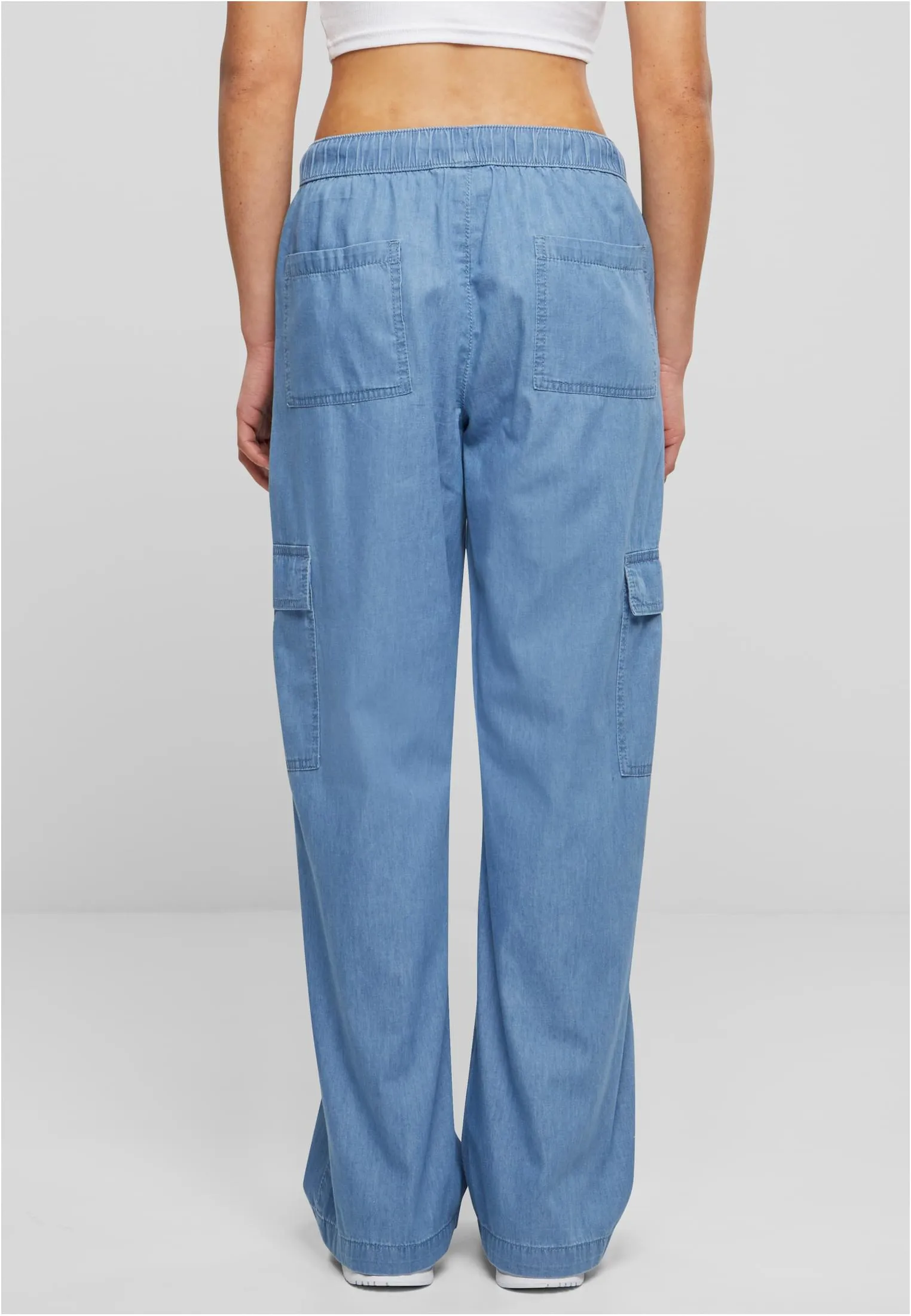 UC Light Denim Cargo Pants