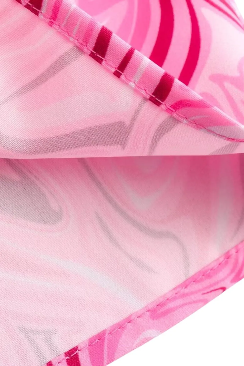 ‘Ustina’ Artistic Graffiti Tie-Dye Half-Wrap Shorts