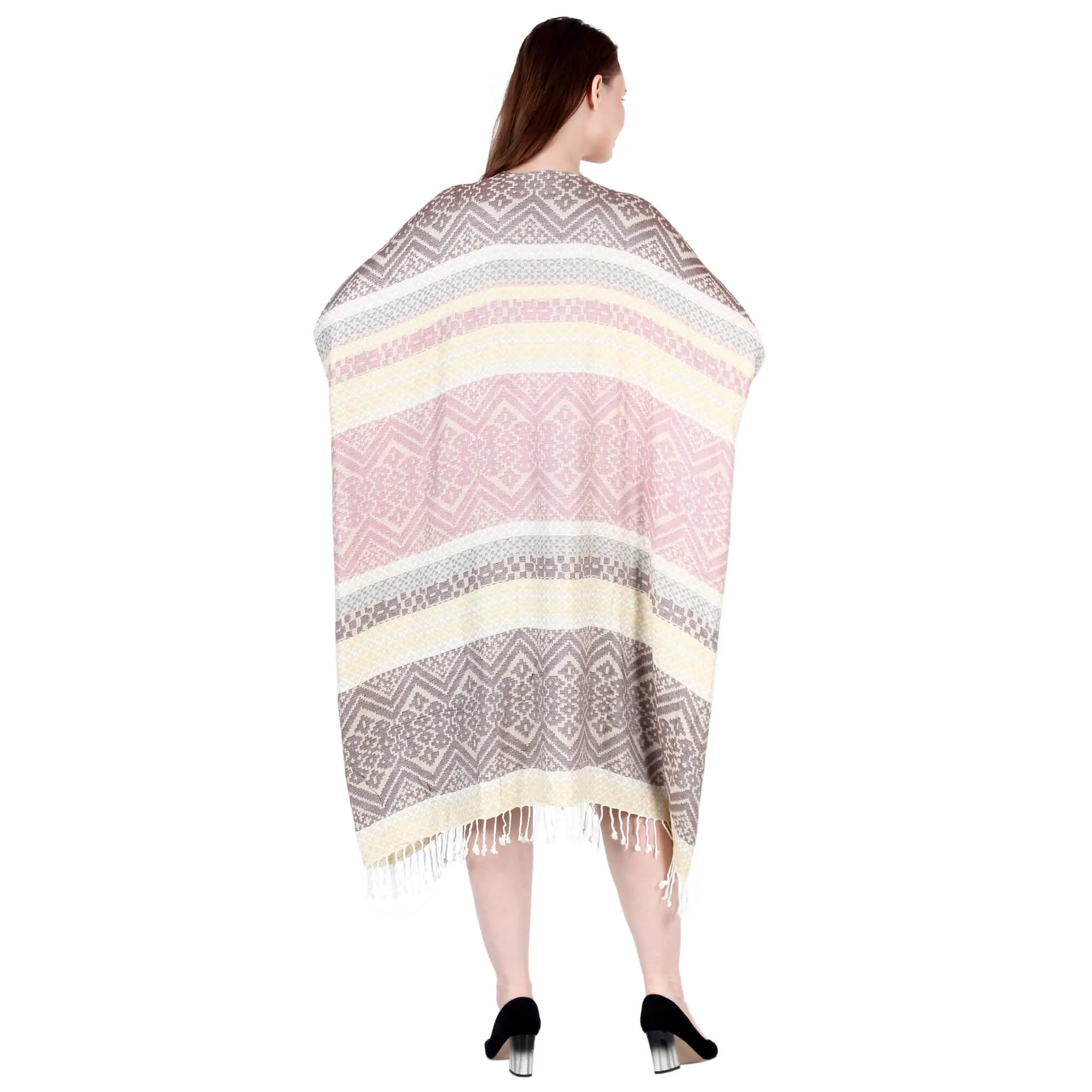 Vibrant Zigzag Odyssey Kimono