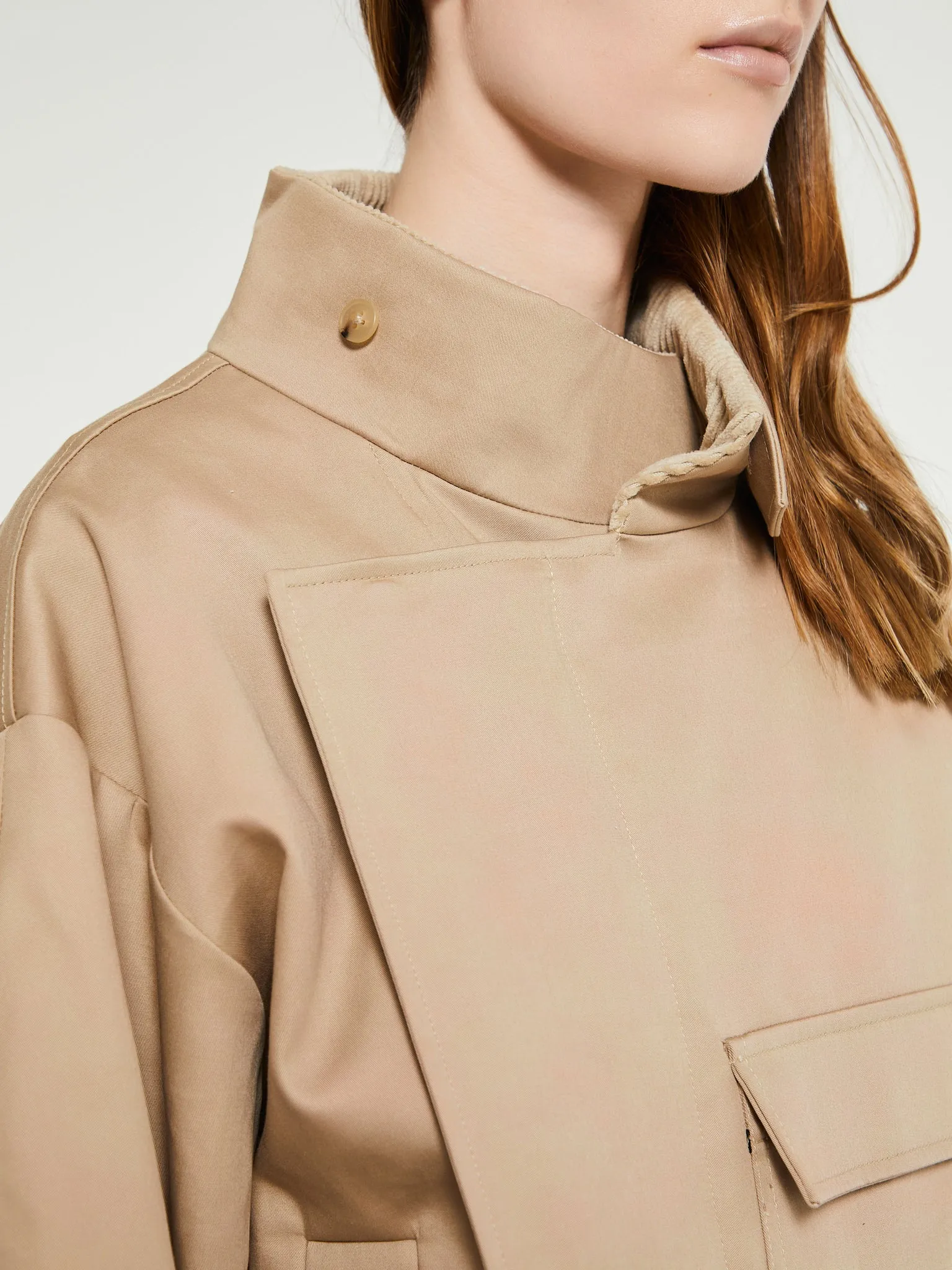 Water Resistant Jacket in Cool Beige