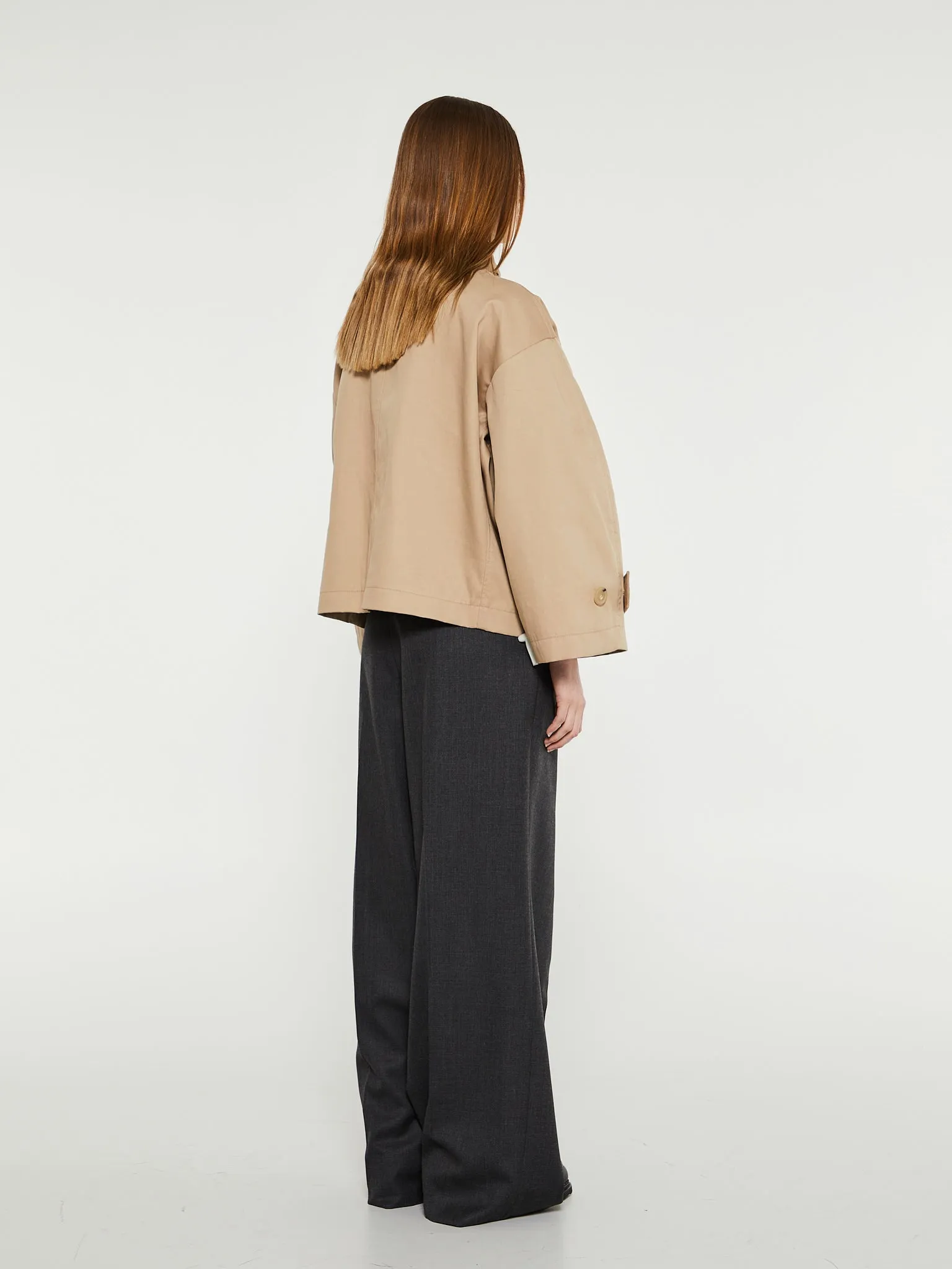 Water Resistant Jacket in Cool Beige