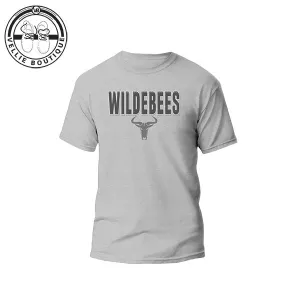 Wildebees Mens Raised Up Tee - Grey Melange
