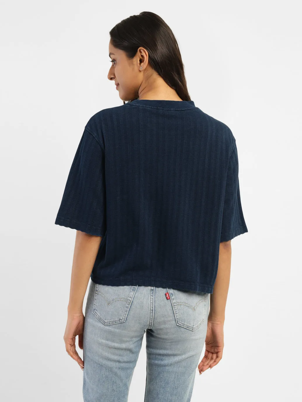 Women's Solid Boxy T-Shirt